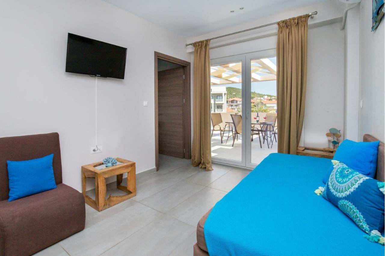 Iria'S Luxury Apartments Limenaria  Ngoại thất bức ảnh